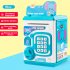 Piggy Bank Toy Electronic ATM Savings Machine Simulation Fingerprint Password Unlocking Money Box For Kids pink