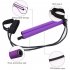 Pilates Bar With Resistance Bands Kit Portable Pilates Bar Stick Home Workout Pilate Bar For Gym Fitness Purple