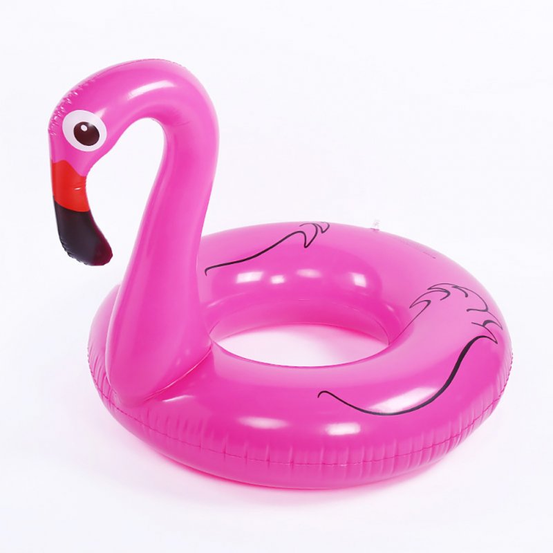 Pink Flamingo Pool Float Inflatable Swimming Ring Water Sports Floating Row
