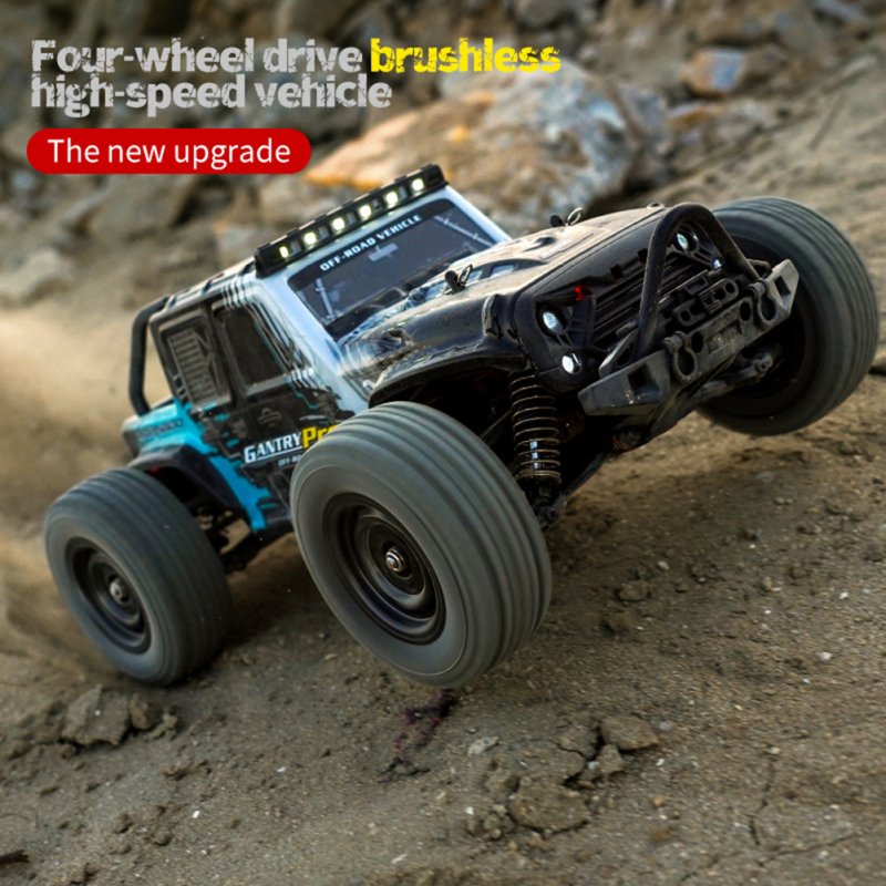 Scy 16101pro 1:16 4wd Remote Control Vehicle Full Scale High-speed RC Car Toy Children Toys Blue 1 Battery