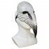 Plague Doctor Bird Mask Long Nose Beak Cosplay Steampunk Halloween Costume Props Latex Material Bone beak glowing
