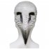Plague Doctor Bird Mask Long Nose Beak Cosplay Steampunk Halloween Costume Props Latex Material Bone beak