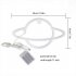 Planet Led Neon Signs  5V USB Battery Powered Aesthetic Hanging Neon Light  High Brightness LED Lighting Planet Lights For Bedroom  Gaming Room Wall Decoration 