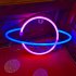 Planet Led Neon Signs  5V USB Battery Powered Aesthetic Hanging Neon Light  High Brightness LED Lighting Planet Lights For Bedroom  Gaming Room Wall Decoration 