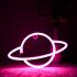 Planet Led Neon Signs  5V USB Battery Powered Aesthetic Hanging Neon Light  High Brightness LED Lighting Planet Lights For Bedroom  Gaming Room Wall Decoration 