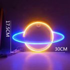 Planet Led Neon Signs, 5V USB/Battery Powered Aesthetic Hanging Neon Light, High Brightness LED Lighting Planet Lights