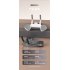 Plank Trainer Multi functional Push up Stand Board Fitness Plank Aid For Home Dormitory Muscle Training Black