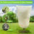 Plant Covers Freeze Protection Drawstring Design PVC Non woven Fabric Winter Cold Weather Frost Blankets Shrub Jacket For Outdoor Plants Fruit Tree Potted 180 x