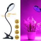 Plant Lights, Full Spectrum LED Grow Lights, With Adjustable Gooseneck, 4H/8H/12H Timer, 5 Dimming Levels, Plant Growing Light, For Plants Seeding Blooming Fruiting 15W (one end)