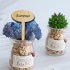 Plant Shaped Wooden  Labels Decorative Garden Tags For Seed Potted Herbs Flowers Vegetables JM00490  50 oval packs 