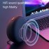 Plastic Bs 36d Wireless Bluetooth compatible  Speaker Portable Desktop Colorful Lights High Fidelity No Delay Subwoofer Music Player Red