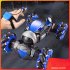 Plastic Gesture Induction Four wheel Remote  Control  Car Twisting Off road Vehicle Children Drift Rc Toys With Light Music C1 Red Stunt  Dual Mode 