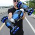 Plastic Gesture Induction Four wheel Remote  Control  Car Twisting Off road Vehicle Children Drift Rc Toys With Light Music C1 Red Stunt  Dual Mode 