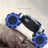Plastic Gesture Induction Four wheel Remote  Control  Car Twisting Off road Vehicle Children Drift Rc Toys With Light Music C1 Red Stunt  Dual Mode 