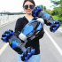 Plastic Gesture Induction Four wheel Remote  Control  Car Twisting Off road Vehicle Children Drift Rc Toys With Light Music C1 Red Stunt  Dual Mode 