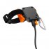 Plastic LED Bicycle Waterproof Taillight USB Charging Warning Lamp Mountain Bike Accessory Round Love Bone