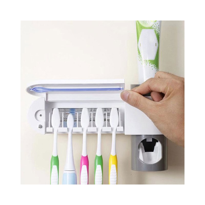 Plastic Multifunctional UV Disinfection Box Sterilization Case for Toothbrush EU Plug