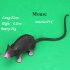 Plastic Rats Mouse Model Trick Toys Halloween Decor Tricks Pranks Props Toy  Gray