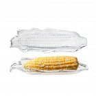 Plastic Transparent Corn  Tray Household Tableware For Family Gathering Dinner Transparent