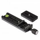 Plate Clamp Holder Long Board Seat Quick Release Adapter With 1/<span style='color:#F7840C'>4</span> Screw black