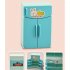 Play House  Pretend  Toys Children s Simulation Toy House Kitchen Large Household Appliances Set  Refrigerator  blue 