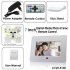 Play a slide show of your photos with your favorite music playing in the background on this 7 inch crystal clear LCD screen digital photo frame 