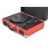 Play your classic vinyls in a modern format and convert them into MP3s with the portable USB turntable 