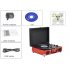Play your classic vinyls in a modern format and convert them into MP3s with the portable USB turntable 