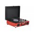 Play your classic vinyls in a modern format and convert them into MP3s with the portable USB turntable 