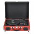 Play your classic vinyls in a modern format and convert them into MP3s with the portable USB turntable 