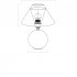 Pleated Ceramic Table Lamp USB Charging Bedroom Bedside LED Night Lamp With Dimmer Switch Creative Retro Farmhouse Desk Lamp  Single Color Warm Light  Blue gree