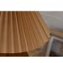 Pleated Ceramic Table Lamp USB Charging Bedroom Bedside LED Night Lamp With Dimmer Switch Creative Retro Farmhouse Desk Lamp  Single Color Warm Light  Pink   pi