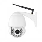 Plug and Play PTZ Outdoor Speed Dome IP Camera with 960p  4x Optical Zoom  60m Night Vision   this camera will keep your property safe