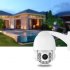 Plug and Play PTZ Outdoor Speed Dome IP Camera with 960p  4x Optical Zoom  60m Night Vision   this camera will keep your property safe