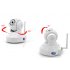 Plug and play IP security camera with fast pan and tilt motion  10 night vision IR LEDs easy installation   Secure your property today quickly and easily
