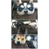 Plush  Car  Headrest Dog Pattern Black Husky Bully Dog 3d Cartoon Personality Creative Seat Neck Pillow Bully