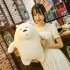 Plush Cartoon Bear Panda Stuffed Toy Throw Pillow Gift Decoration white  bear
