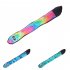 Plush Dog Toy With Squeaky Toy Bark Paper Bite resistant Teething Pet Supplies For Puppies Dog Snake Stuffed Animal Toys Rainbow Big Eyed Snake