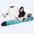 Plush Dog Toy With Squeaky Toy Bark Paper Bite resistant Teething Pet Supplies For Puppies Dog Snake Stuffed Animal Toys Rainbow Big Eyed Snake