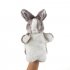 Plush Doll Interactive Animal Plush Hand Puppets for Teaching Parent child Grey Rabbit
