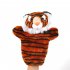 Plush Doll Interactive Animal Plush Hand Puppets for Storytelling Teaching Parent child Siberian tiger
