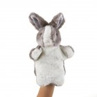 Plush Doll Interactive Animal Plush Hand Puppets for Teaching Parent-child Grey Rabbit