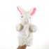 Plush Doll Interactive Animal Plush Hand Puppets for Teaching Parent child White rabbit