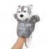 Plush Doll Interactive Animal Plush Hand Puppets for Storytelling Teaching Parent child Grey fox