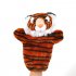 Plush Doll Interactive Animal Plush Hand Puppets for Storytelling Teaching Parent child Brown Leopard Tiger