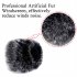 Plush  Microphone  Cover Windscreen Sleeve Compatible For Blue Yeti Condenser Microphone grey