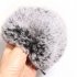 Plush  Microphone  Cover Windscreen Sleeve Compatible For Blue Yeti Condenser Microphone grey