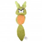 Plush Sounding Toy Chew Toy Teeth Cleaning Toy For Interactive Training Relieving Anxiety rabbit