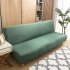 Plush Stretch Sofa Covers Couch Cover Non slip Sofa Slipcover Furniture Protector For Pets Kids Dog  without Arms  dark gray S