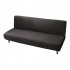 Plush Stretch Sofa Covers Couch Cover Non slip Sofa Slipcover Furniture Protector For Pets Kids Dog  without Arms  dark gray S